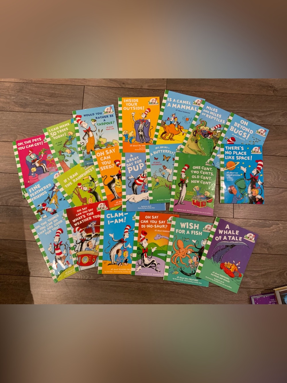 Green Children's Learning Book Set - Multiple Titles